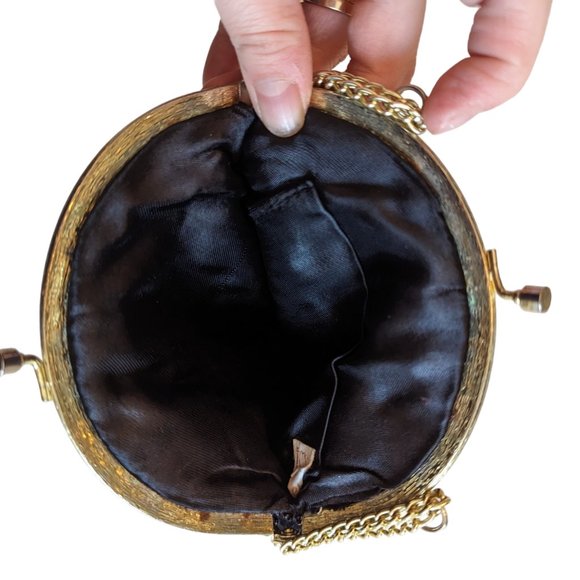 Vintage Black Beaded Handbag - Picture 4 of 11